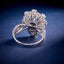 LAB-GROWN BLUE DIAMOND & DIAMOND RING/PENDANT(#:LGJZ005-B)