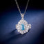 LAB-GROWN BLUE DIAMOND & DIAMOND RING/PENDANT(#:LGJZ005-B)