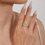 LAB-GROWN YELLOW DIAMOND & DIAMOND RING(#:LGJZ007-Y)