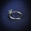 LAB-GROWN BLUE DIAMOND & DIAMOND RING(#:LGJZ008-B)