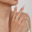 LAB-GROWN YELLOW DIAMOND & DIAMOND RING(#:LGJZ010-Y)