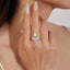 LAB-GROWN YELLOW DIAMOND & DIAMOND RING(#:LGJZ010-Y)