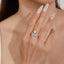 LAB-GROWN YELLOW DIAMOND & DIAMOND RING(#:LGJZ010-Y)