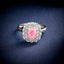 LAB-GROWN PINK DIAMOND & DIAMOND RING(#:LGJZ013-F)