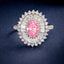 LAB-GROWN PINK DIAMOND & DIAMOND RING(#:LGJZ015-F)