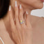 LAB-GROWN YELLOW DIAMOND & DIAMOND RING(#:LGJZ015-Y)