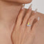 LAB-GROWN YELLOW DIAMOND & DIAMOND RING(#:LGJZ015-Y)