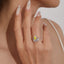 LAB-GROWN YELLOW DIAMOND & DIAMOND RING(#:LGJZ015-Y)