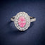 LAB-GROWN PINK DIAMOND & DIAMOND RING(#:LGJZ016-F)