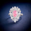LAB-GROWN PINK DIAMOND & DIAMOND RING(#:LGJZ019-F)