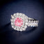 LAB-GROWN PINK DIAMOND & DIAMOND RING(#:LGJZ020-F)