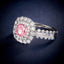 LAB-GROWN PINK DIAMOND & DIAMOND RING(#:LGJZ020-F)
