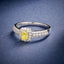 LAB-GROWN YELLOW DIAMOND & DIAMOND RING(#:LGJZ028-Y)