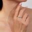 LAB-GROWN YELLOW DIAMOND & DIAMOND RING(#:LGJZ028-Y)