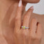 LAB-GROWN YELLOW DIAMOND & DIAMOND RING(#:LGJZ028-Y)