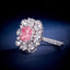 LAB-GROWN PINK DIAMOND & DIAMOND RING/PENDANT(#:LGJZ031-F)