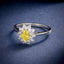 LAB-GROWN YELLOW DIAMOND & DIAMOND RING(#:LGJZ031-Y)