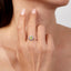 LAB-GROWN YELLOW DIAMOND & DIAMOND RING(#:LGJZ031-Y)