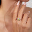 LAB-GROWN YELLOW DIAMOND & DIAMOND RING(#:LGJZ031-Y)