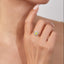 LAB-GROWN YELLOW DIAMOND & DIAMOND RING(#:LGJZ031-Y)