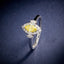LAB-GROWN YELLOW DIAMOND & DIAMOND RING(#:LGJZ032-Y)