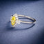 LAB-GROWN YELLOW DIAMOND & DIAMOND RING(#:LGJZ032-Y)