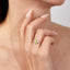 LAB-GROWN YELLOW DIAMOND & DIAMOND RING(#:LGJZ032-Y)