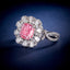 LAB-GROWN PINK DIAMOND & DIAMOND RING/PENDANT(#:LGJZ033-F)