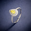 LAB-GROWN YELLOW DIAMOND & DIAMOND RING(#:LGJZ033-Y)