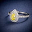 LAB-GROWN YELLOW DIAMOND & DIAMOND RING(#:LGJZ033-Y)