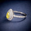LAB-GROWN YELLOW DIAMOND & DIAMOND RING(#:LGJZ033-Y)