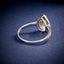 LAB-GROWN YELLOW DIAMOND & DIAMOND RING(#:LGJZ033-Y)