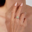LAB-GROWN YELLOW DIAMOND & DIAMOND RING(#:LGJZ033-Y)