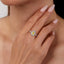 LAB-GROWN YELLOW DIAMOND & DIAMOND RING(#:LGJZ033-Y)