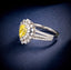 LAB-GROWN YELLOW DIAMOND & DIAMOND RING(#:LGJZ034-Y)