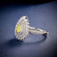 LAB-GROWN YELLOW DIAMOND & DIAMOND RING(#:LGJZ035-Y)