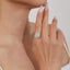 LAB-GROWN YELLOW DIAMOND & DIAMOND RING(#:LGJZ035-Y)