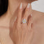 LAB-GROWN YELLOW DIAMOND & DIAMOND RING(#:LGJZ035-Y)