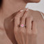 LAB-GROWN PINK DIAMOND & DIAMOND RING(#:LGJZ036-F)