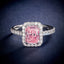 LAB-GROWN PINK DIAMOND & DIAMOND RING(#:LGJZ039-F)