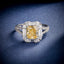LAB-GROWN YELLOW DIAMOND & DIAMOND RING(#:LGJZ040-Y)
