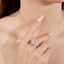 LAB-GROWN PINK DIAMOND & DIAMOND RING(#:LGJZ045-F)