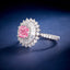 LAB-GROWN PINK DIAMOND & DIAMOND RING(#:LGJZ045-F)
