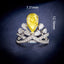 LAB-GROWN YELLOW DIAMOND & DIAMOND RING(#:LGJZ045-Y)