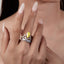 LAB-GROWN YELLOW DIAMOND & DIAMOND RING(#:LGJZ045-Y)