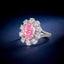 LAB-GROWN PINK DIAMOND & DIAMOND RING(#:LGJZ046-F)