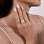 LAB-GROWN YELLOW DIAMOND & DIAMOND RING(#:LGJZ046-Y)