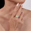 LAB-GROWN YELLOW DIAMOND & DIAMOND RING(#:LGJZ046-Y)