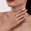 LAB-GROWN YELLOW DIAMOND & DIAMOND RING(#:LGJZ046-Y)