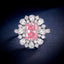 LAB-GROWN PINK DIAMOND & DIAMOND RING(#:LGJZ047-F)